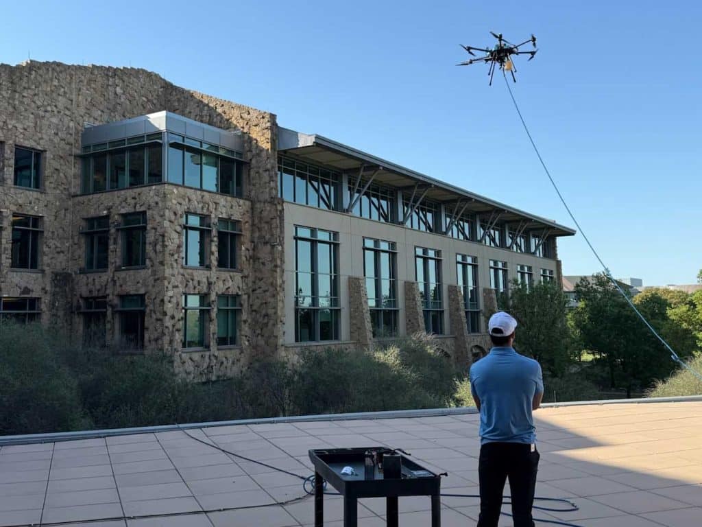 Dallas Commercial Drone Window Cleaning