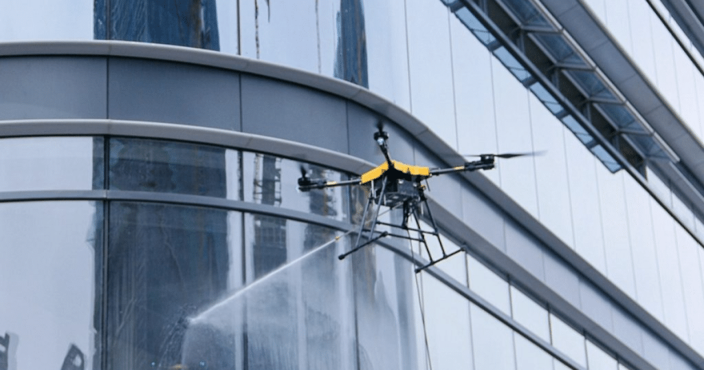 How Drone Cleaning Works